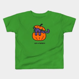 Cat o Lantern Kids T-Shirt